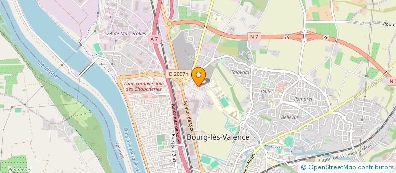 localisation de l'entreprise MADAME MELINE PASCAL à BOURG-LES-VALENCE