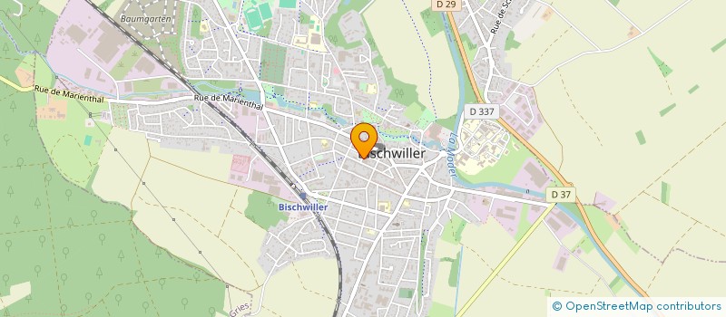 localisation de l'entreprise MADAME MELINE REUTENAUER  BISCHWILLER