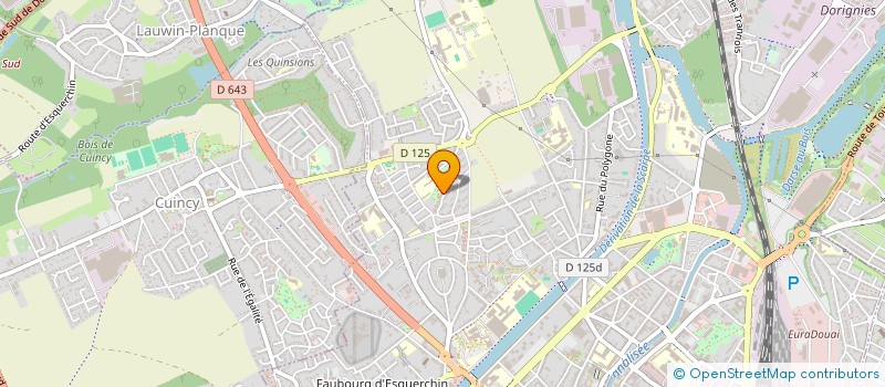 localisation de l'entreprise MADAME MELINE RODRIGUES  DOUAI