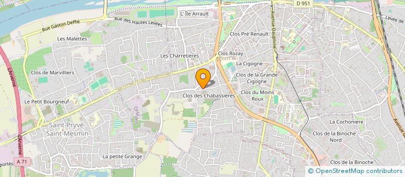 localisation de l'entreprise MADAME MELINE ROUX  ORLEANS