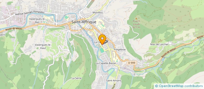 localisation de l'entreprise MADAME MELINE VIGOUROUS  SAINT-AFFRIQUE