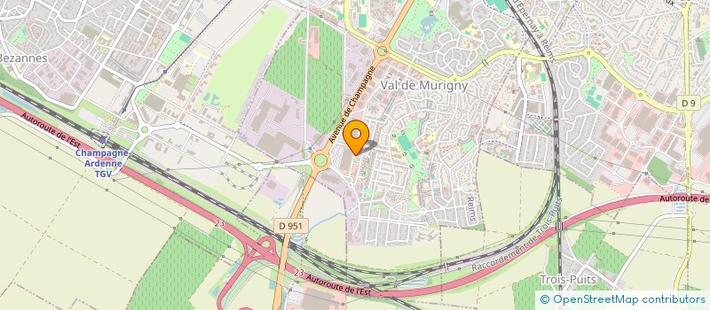 localisation de l'entreprise MADAME MELISA BARANT  REIMS