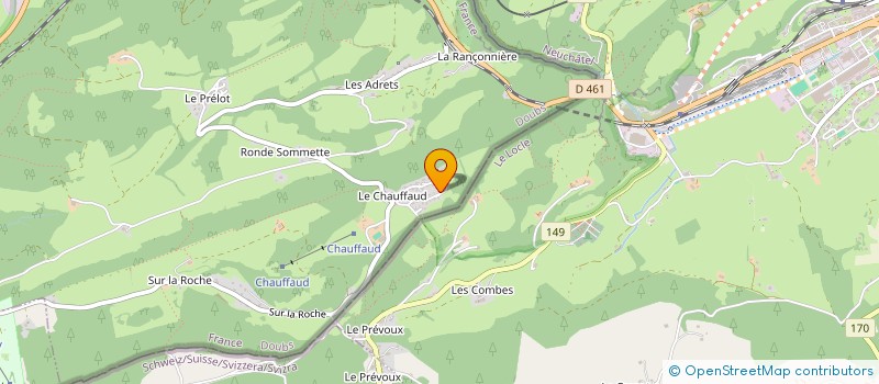 localisation de l'entreprise MADAME MELISA BILALIC  VILLERS-LE-LAC