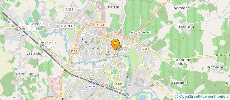 localisation de l'entreprise MADAME MELISA BROUSSIN  JONZAC