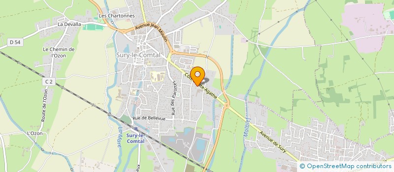 localisation de l'entreprise MADAME MELISA CETIN  SURY-LE-COMTAL