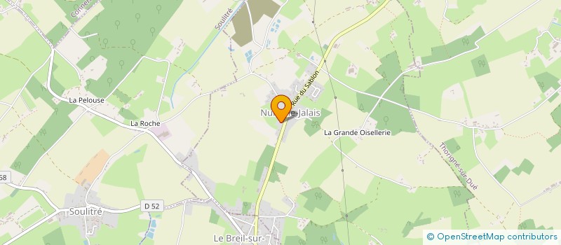 localisation de l'entreprise MADAME MELISA HERMANGE  NUILLE-LE-JALAIS