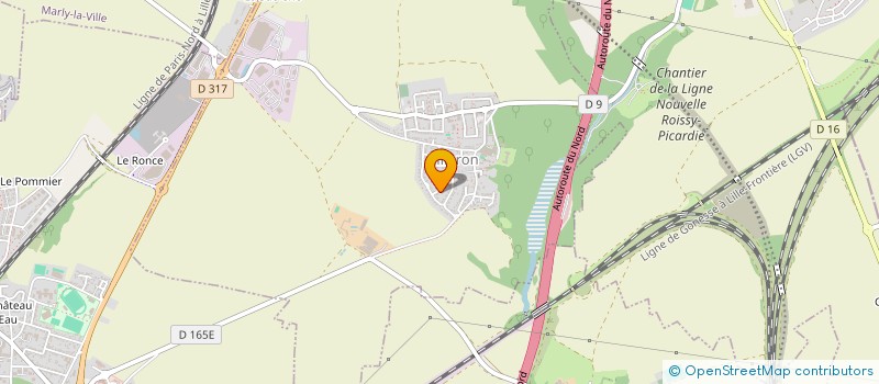 localisation de l'entreprise MADAME MELISA HOUPY  VILLERON