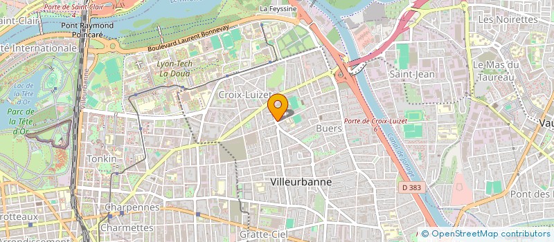 localisation de l'entreprise MADAME MELISA MAVIS  VILLEURBANNE