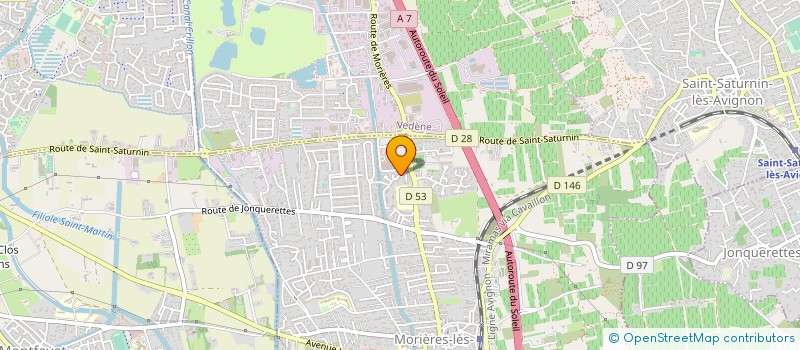 localisation de l'entreprise MADAME MELISA MOSCATELLO  MORIERES-LES-AVIGNON