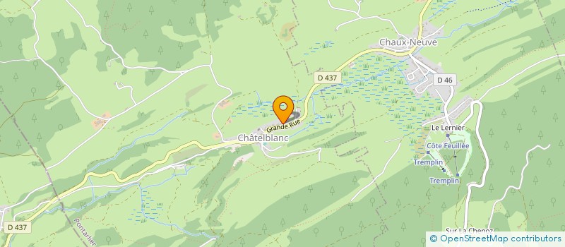 localisation de l'entreprise MADAME MELISA PARRA BOLAYIR  CHATELBLANC