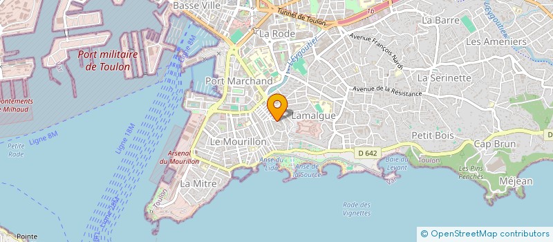 localisation de l'entreprise MADAME MELISANDE ARMAND  TOULON