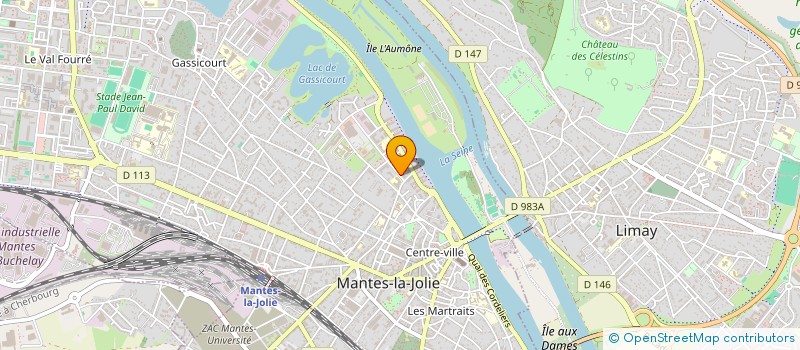 localisation de l'entreprise MADAME MELISANDE MENARD  MANTES-LA-JOLIE