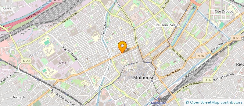 localisation de l'entreprise MADAME MELISANDE PATTE  MULHOUSE