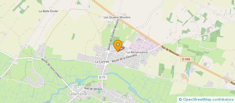 localisation de l'entreprise MADAME MELISANDE PATURAUX à SALLERTAINE