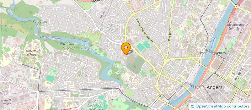 localisation de l'entreprise MADAME MELISANDE RISSELIN  ANGERS