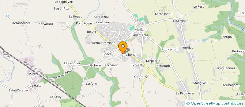 localisation de l'entreprise MADAME MELISANDE SAMPIC  MELLAC