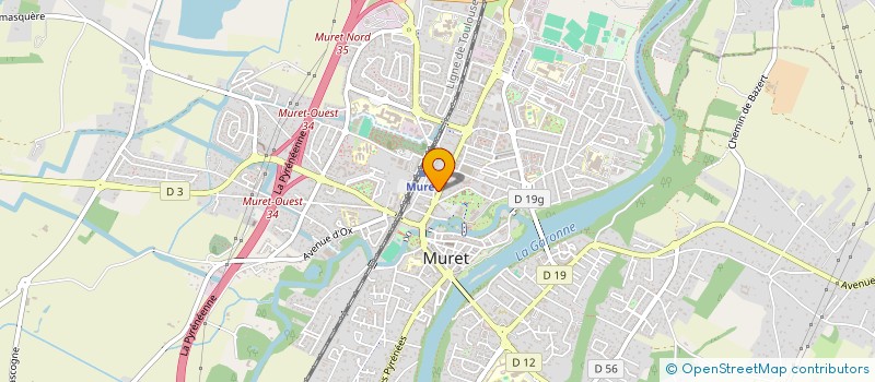 localisation de l'entreprise MADAME MELISANDE SERRANO  MURET