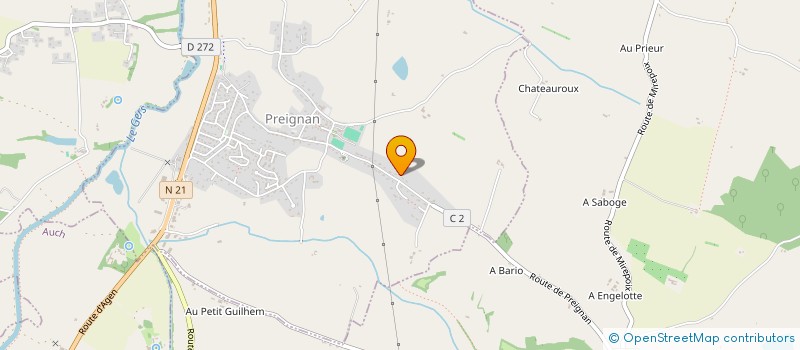 localisation de l'entreprise MADAME MELISANDRE MANAVIT  PREIGNAN