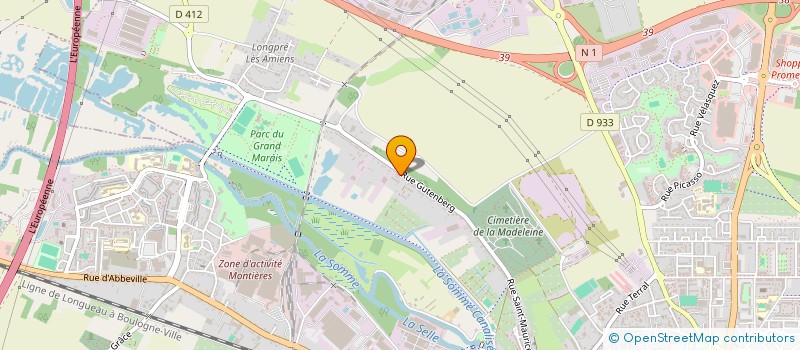 localisation de l'entreprise MADAME MELISSA ABAS  AMIENS