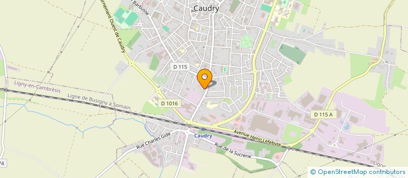 localisation de l'entreprise MADAME MELISSA ABED  CAUDRY