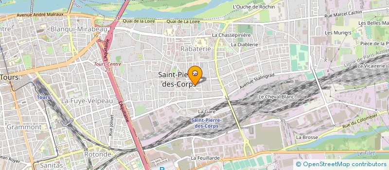 localisation de l'entreprise MADAME MELISSA ADAMS à SAINT-PIERRE-DES-CORPS