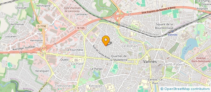 localisation de l'entreprise MADAME MELISSA ADELINE à VANNES