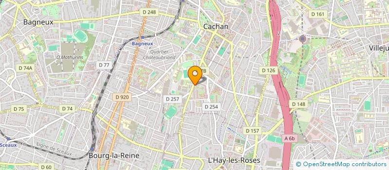 localisation de l'entreprise MADAME MELISSA AIT YOUCEF  CACHAN