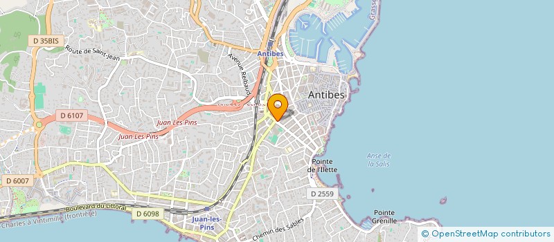 localisation de l'entreprise MADAME MELISSA ALESSANDRI à ANTIBES