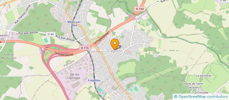 localisation de l'entreprise MADAME MELISSA ALVARADO  FREPILLON