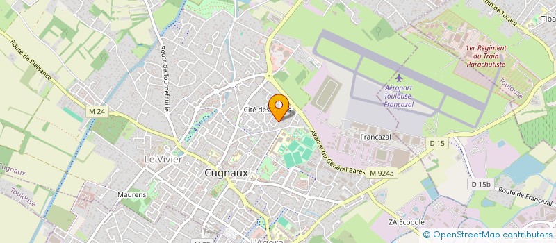 localisation de l'entreprise MADAME MELISSA AMARDEILH  CUGNAUX