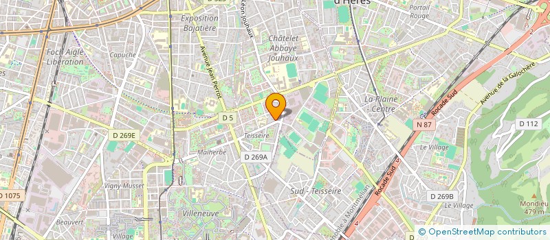 localisation de l'entreprise MADAME MELISSA ANGUE ONDO  GRENOBLE