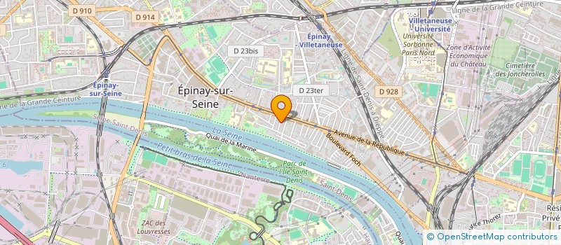 localisation de l'entreprise MADAME MELISSA ARAS à EPINAY-SUR-SEINE