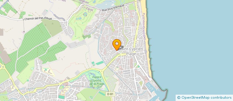 localisation de l'entreprise MADAME MELISSA ARBELOA  SAINT-CYPRIEN