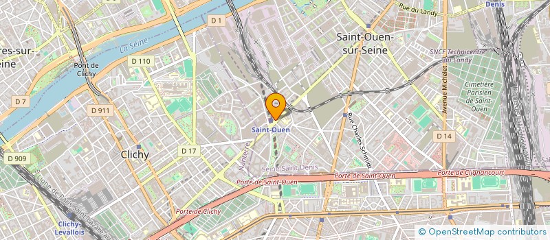 localisation de l'entreprise MADAME MELISSA ATTOUT à SAINT-OUEN-SUR-SEINE