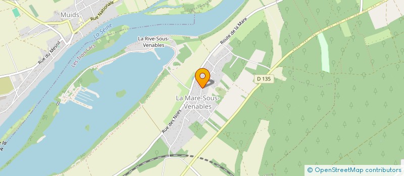 localisation de l'entreprise MADAME MELISSA AUBIN à LES TROIS LACS