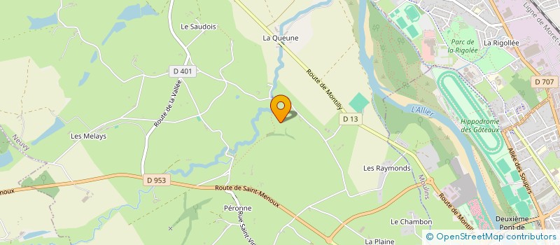 localisation de l'entreprise MADAME MELISSA AURAMBAULT  MONTILLY