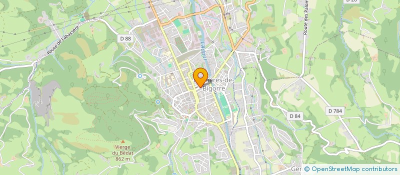 localisation de l'entreprise MADAME MELISSA AUZON à BAGNERES-DE-BIGORRE