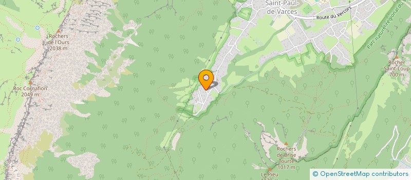 localisation de l'entreprise MADAME MELISSA AVENIER  SAINT-PAUL-DE-VARCES