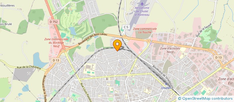 localisation de l'entreprise MADAME MELISSA BACHA à CHOLET