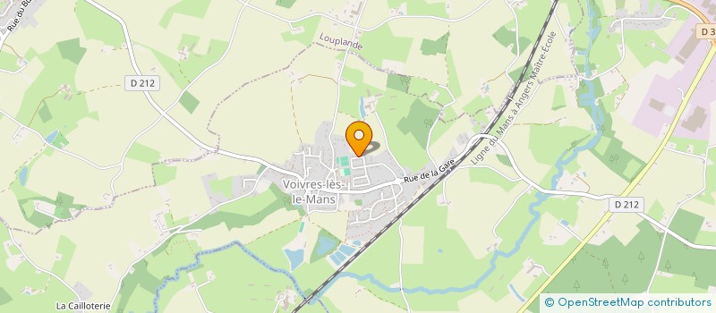 localisation de l'entreprise MADAME MELISSA BACHELIER  VOIVRES-LES-LE-MANS