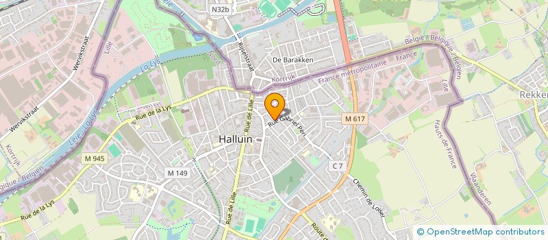 localisation de l'entreprise MADAME MELISSA BAHIR  HALLUIN