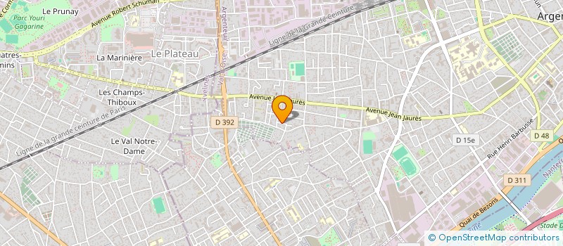 localisation de l'entreprise MADAME MELISSA BAMUNUACHCHI  ARGENTEUIL