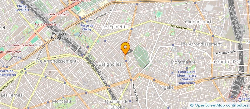 localisation de l'entreprise MADAME MELISSA BANNIERE DACREMONT  PARIS