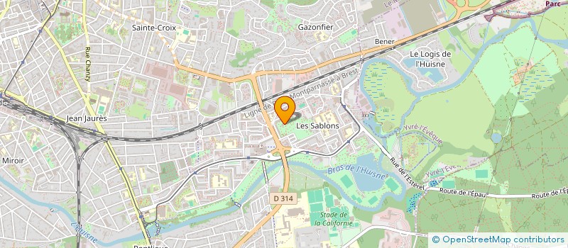 localisation de l'entreprise MADAME MELISSA BARBEZ  LE MANS