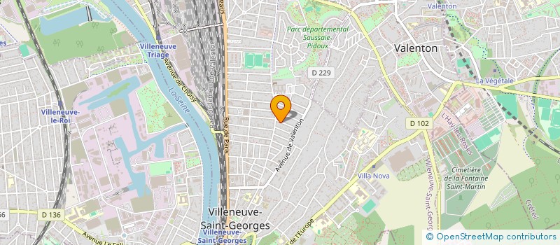 localisation de l'entreprise MADAME MELISSA BARLAS  VILLENEUVE-SAINT-GEORGES