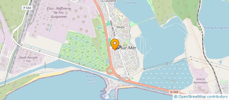 localisation de l'entreprise MADAME MELISSA BARRESI  FOS-SUR-MER