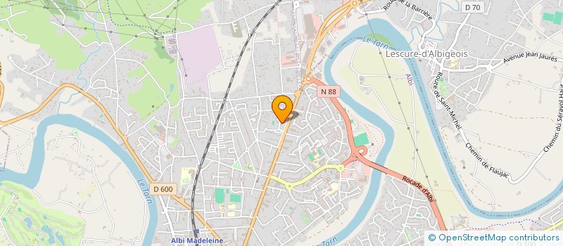 localisation de l'entreprise MADAME MELISSA BARRIE à ALBI