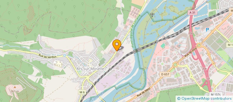 localisation de l'entreprise MADAME MELISSA BARRIERE  ARS-SUR-MOSELLE