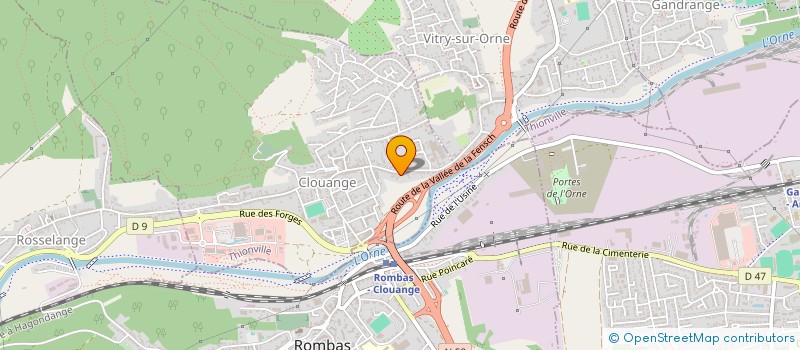 localisation de l'entreprise MADAME MELISSA BARTOLI  CLOUANGE