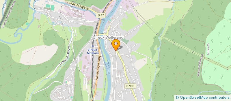 localisation de l'entreprise MADAME MELISSA BARTOLOMEO  VIREUX-WALLERAND